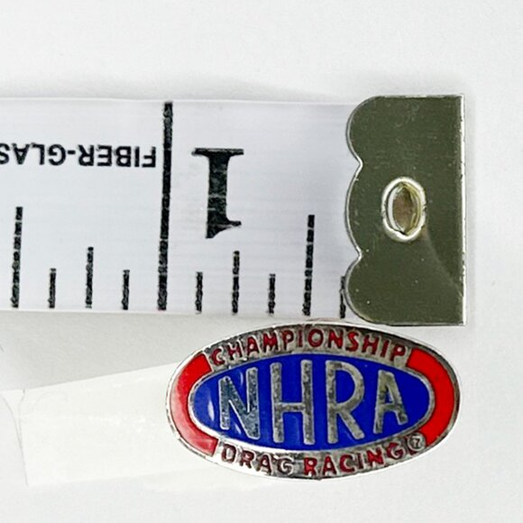 NHRA Drag Racing Championship Blue Red Hat/Jacket/Lapel Pin - Picture 5 of 7